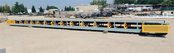 Unused 36" W X 60' Stackable Transfer Conveyor)